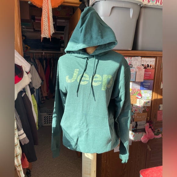 Jeep Tops - 💚NWOT JEEP FOREST 🌳 GREEN HODDIE